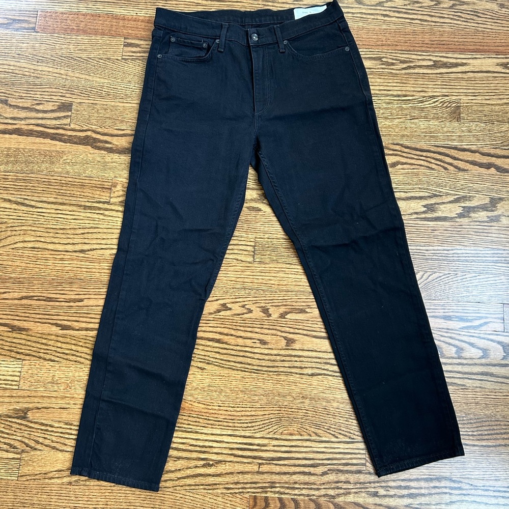 rag & bone Men's Fit 2 Slim Black pants